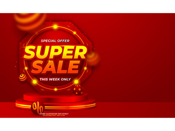 Download Super Sale Editable Text Effect - Editable Collection