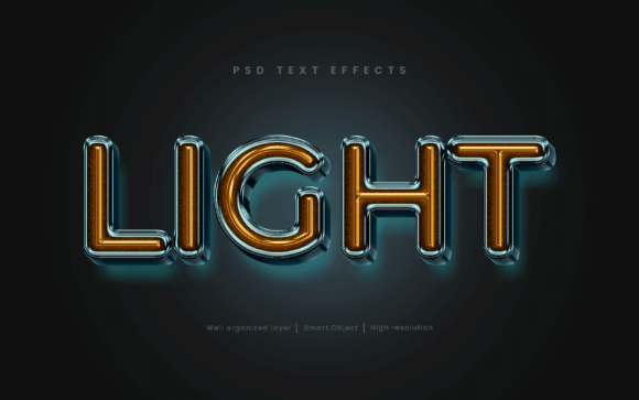 Download Light Glow Editable Text Effect PSD - Editable Collection