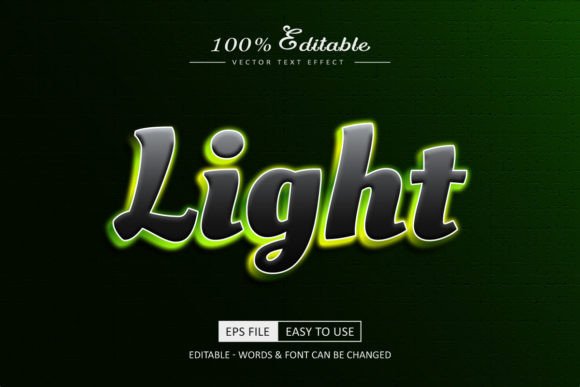 Download Light Text Effect Glowing Neon Style - Glow Collection
