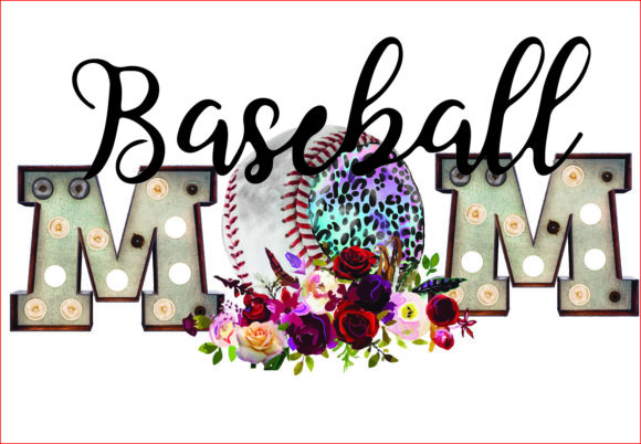 Download Baseball Mom Leopard Png, Sublimation - Sublimation Collection