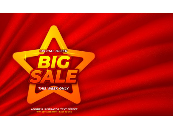 Download Big Sale Editable Text Effect - Editable Collection