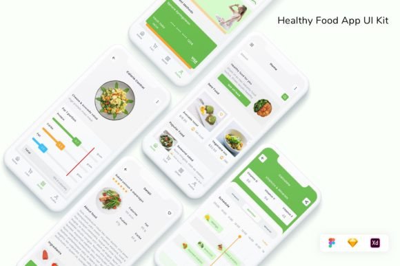 Download Healthy Food App UI Kit - App Collection