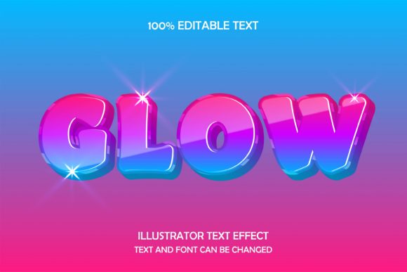 Download Glow - Text Effect - Glow Collection