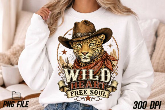 Download Wild Heart Leopard PNG Sublimation - Sublimation Collection