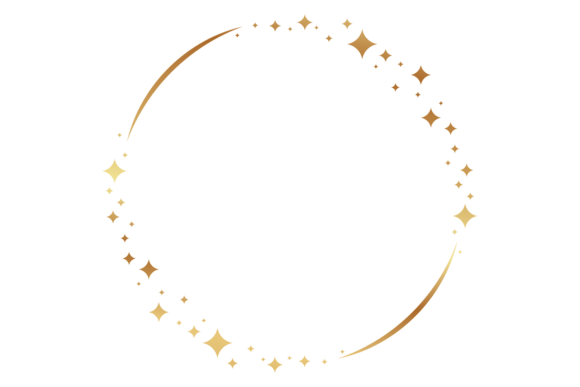 Download Stardust Circle. Shiny Glowing Golden Ri - Glow Collection