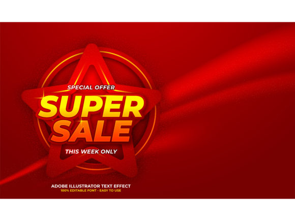 Download Super Sale Editable Text Effect - Editable Collection