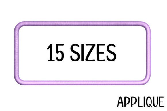 Download Rounded Rectangle Satin Stitch Appliqué - App Collection