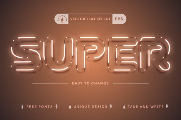 Download Yellow Glow - Editable Text Effect - Editable Collection