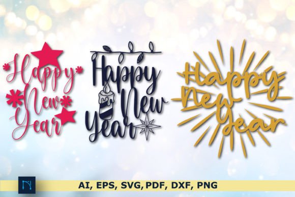 Download Cricut Happy New Year SVG Bundle - App Collection