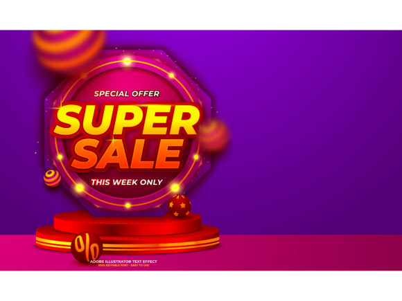 Download Super Sale Editable Text Effect - Editable Collection