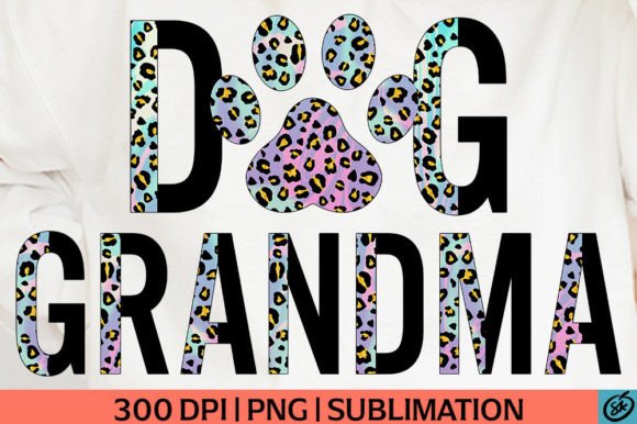 Download Dog Grandma Half Leopard PNG Sublimation - Sublimation Collection
