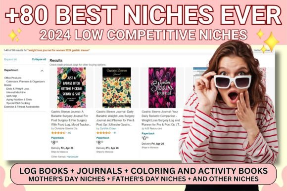 Download +80 KDP NICHES LOW COMPETITIVE 2024 - Premium Resources