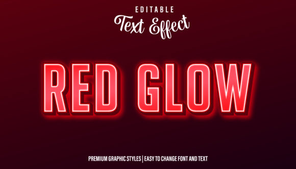 Download Red Neon Glow Text Effect - Glow Collection