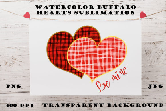 Download Valentine Watercolor Heart Sublimation - Sublimation Collection