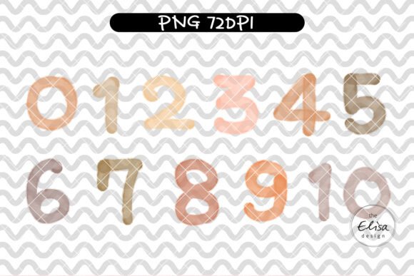 Download Watercolor Number Clipart - Premium Resources