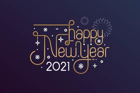Download Happy New Year 2021 Lettering - App Collection
