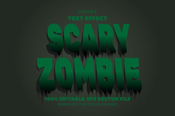 Download Zombie Text, Editable Font Effect - Font Collection