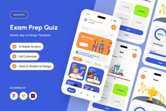 Download Quizora – Academic Test App Design - Premium Resources
