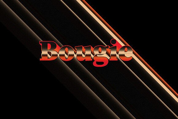 Download Bougie Text Effect Font Type Vector - Font Collection