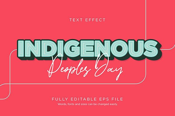 Download Indigenous Text Effect Font Type Vector - Font Collection