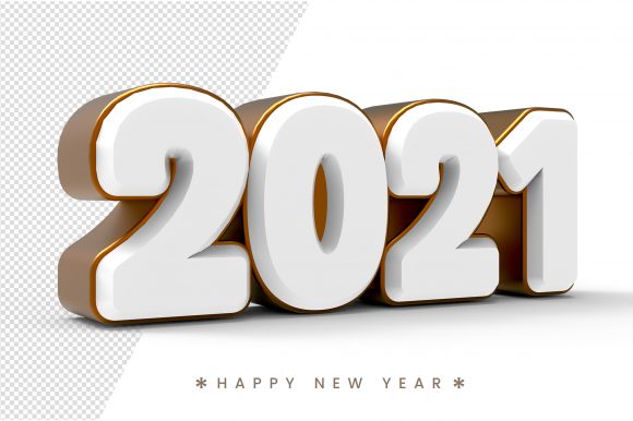 Download Happy New Year 2021 3d Text Isolated - App Collection